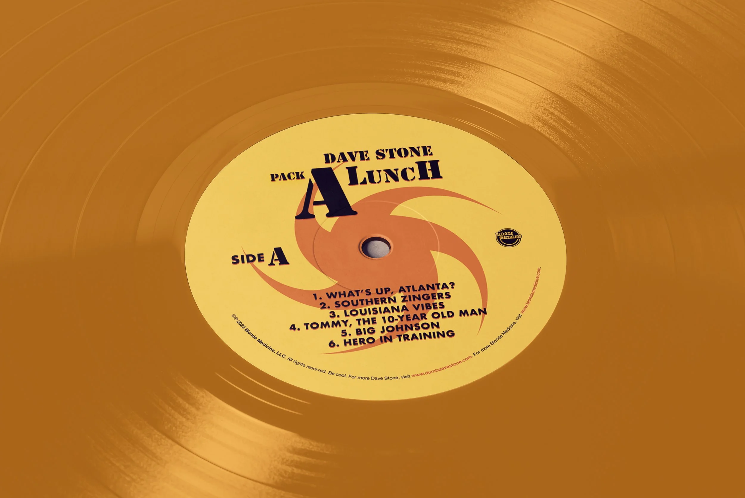 Dave Stone - PACK A LUNCH 2xLP — Blonde Medicine